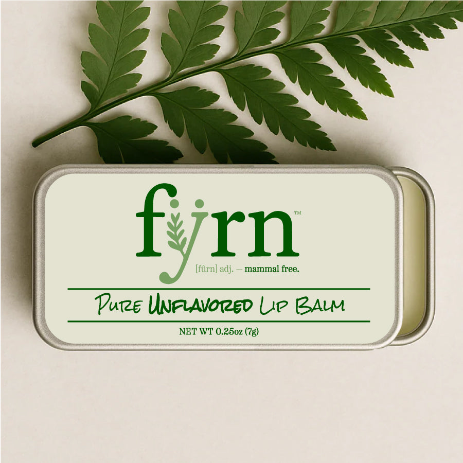 fyrn™ mammal free lip balm that is vegan and alpha-gal safe